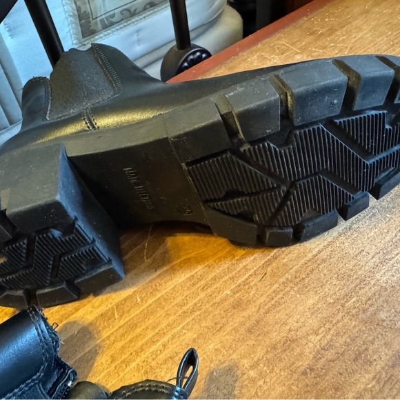 Black Ankle Boots/ Madden Girl Size 7.5 Slight scuff on Left front bootPhoto#12 - Picture 9 of 15